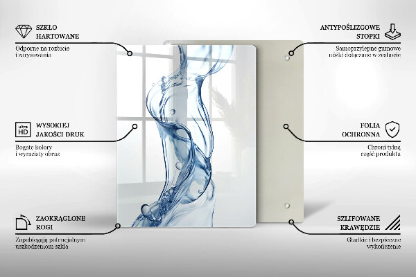 De vidrio templado Agua limpia