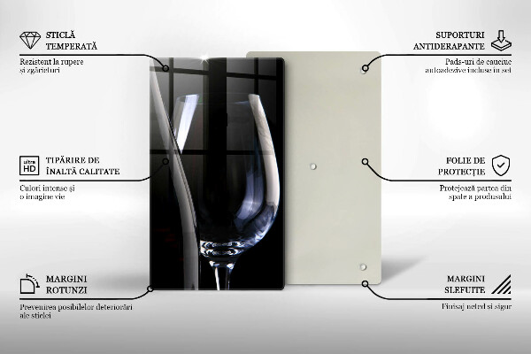 De vidrio templado Vidrio y botella