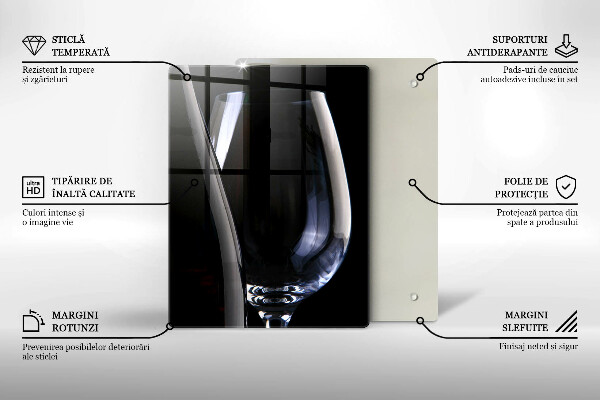 De vidrio templado Vidrio y botella