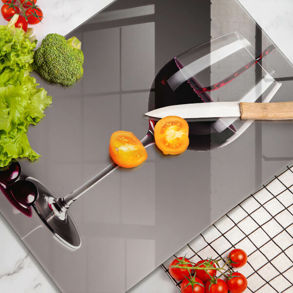 De vidrio templado Vidrio y uvas