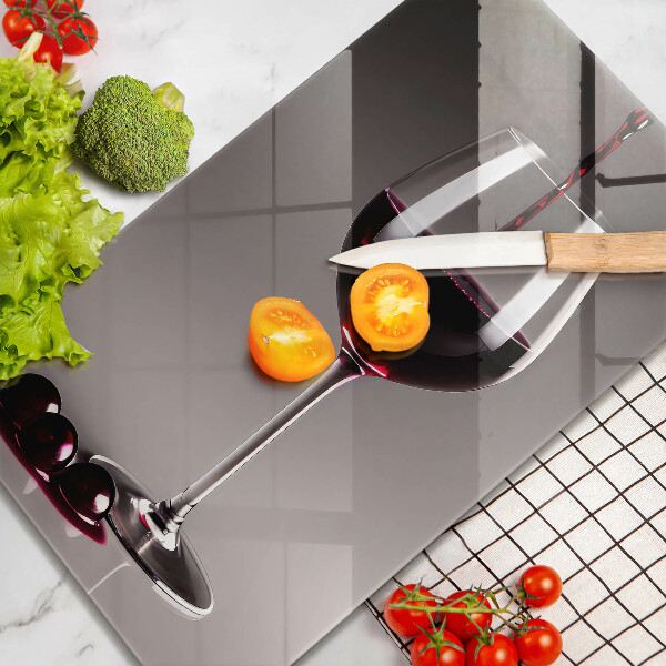 De vidrio templado Vidrio y uvas