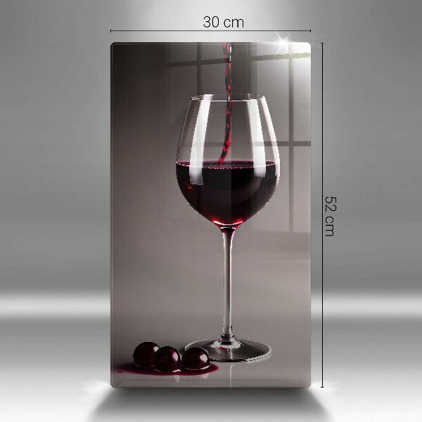 De vidrio templado Vidrio y uvas