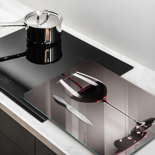 De vidrio templado Vidrio y uvas