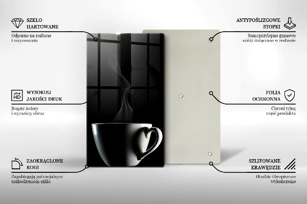 De vidrio templado Una taza de té