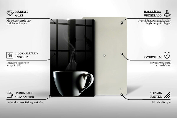 De vidrio templado Una taza de té