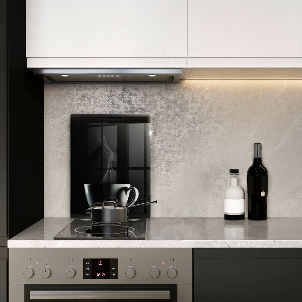 De vidrio templado Una taza de té