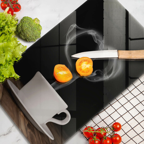 De vidrio templado Corazón de taza de café