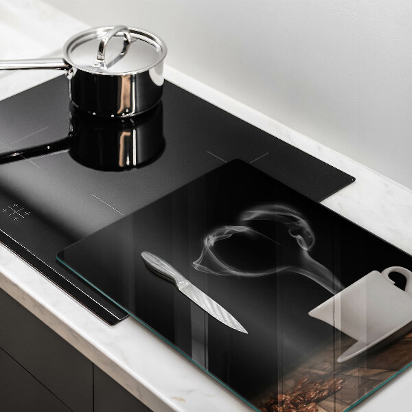 De vidrio templado Corazón de taza de café