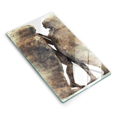 De vidrio templado Cuerpos de personas enamoradas