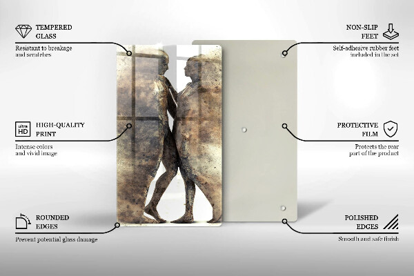 De vidrio templado Cuerpos de personas enamoradas