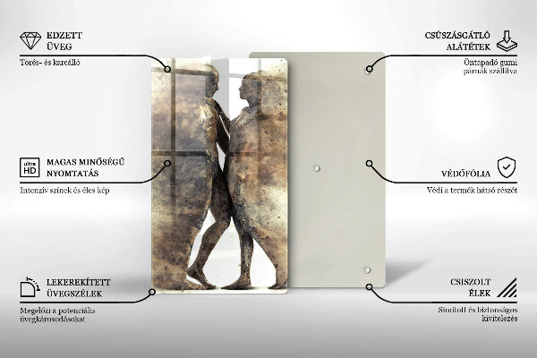 De vidrio templado Cuerpos de personas enamoradas