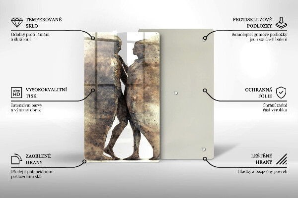 De vidrio templado Cuerpos de personas enamoradas