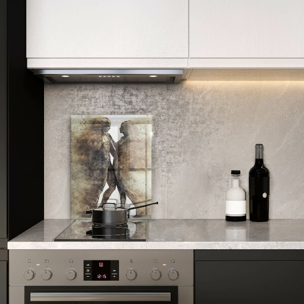 De vidrio templado Cuerpos de personas enamoradas