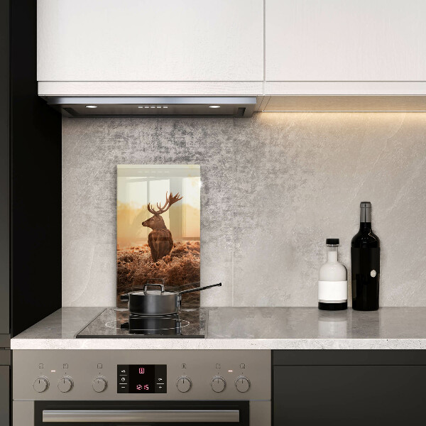 De vidrio templado Ciervo en el campo