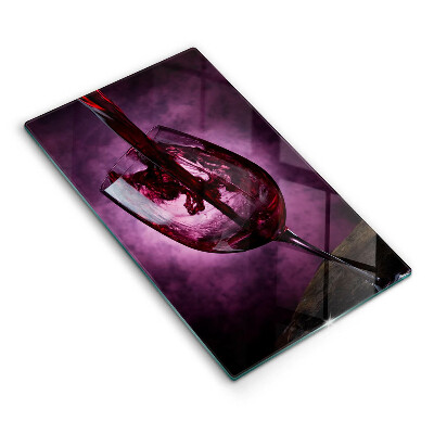 De vidrio templado Una copa de vino