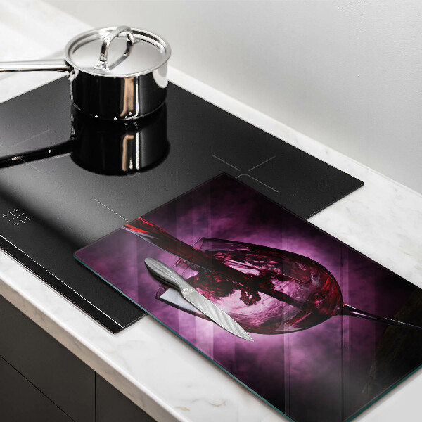 De vidrio templado Una copa de vino