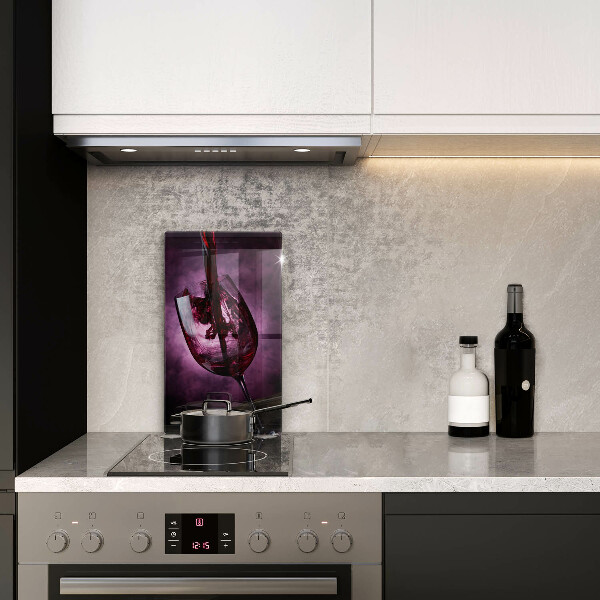 De vidrio templado Una copa de vino