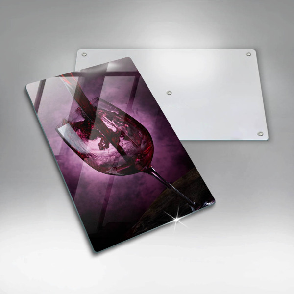 De vidrio templado Una copa de vino