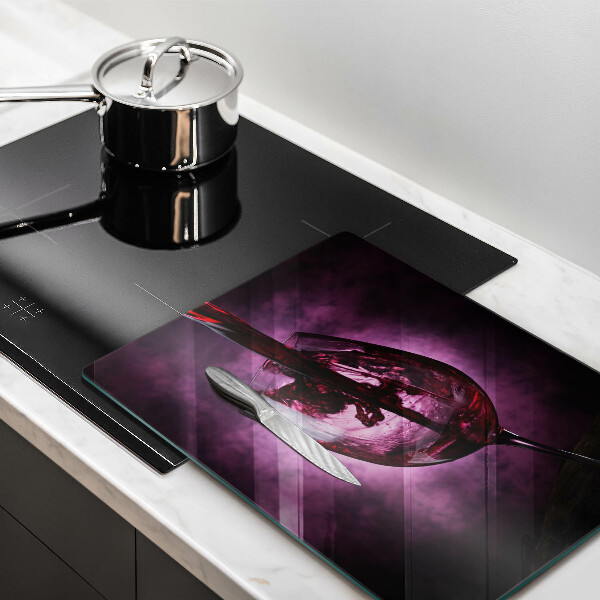 De vidrio templado Una copa de vino