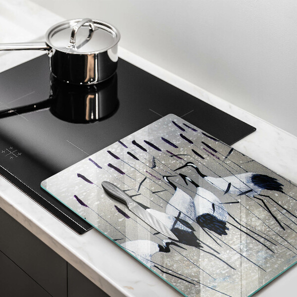 De vidrio templado grullas japonesas