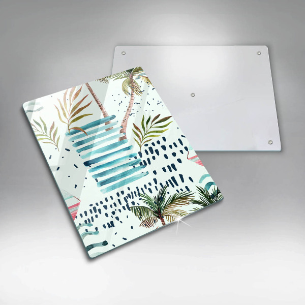 De vidrio templado Ilustraciones de vacaciones