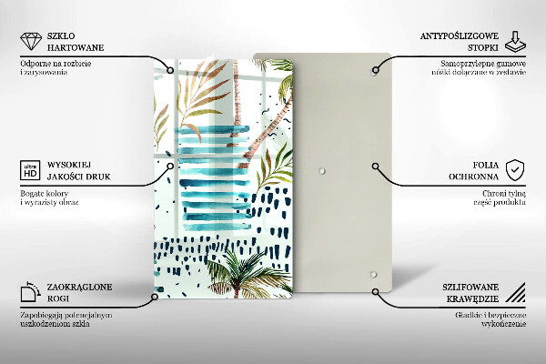 De vidrio templado Ilustraciones de vacaciones