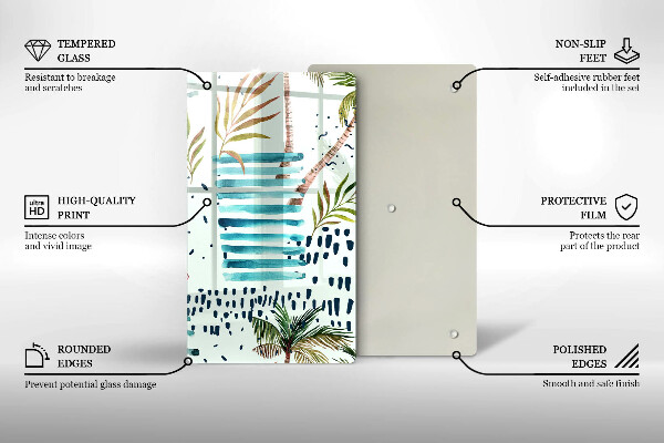 De vidrio templado Ilustraciones de vacaciones