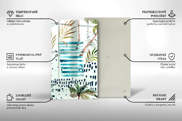 De vidrio templado Ilustraciones de vacaciones