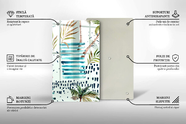 De vidrio templado Ilustraciones de vacaciones