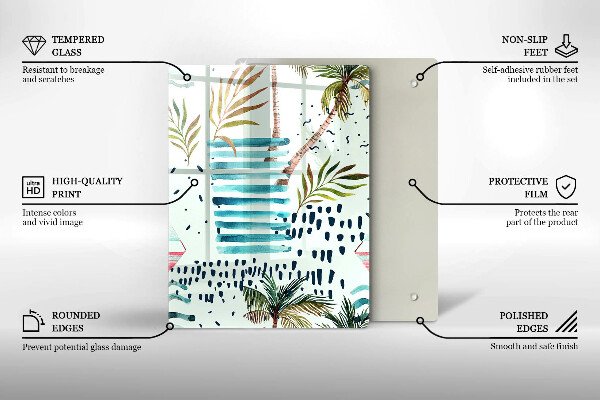 De vidrio templado Ilustraciones de vacaciones