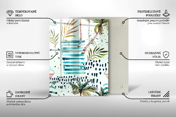 De vidrio templado Ilustraciones de vacaciones