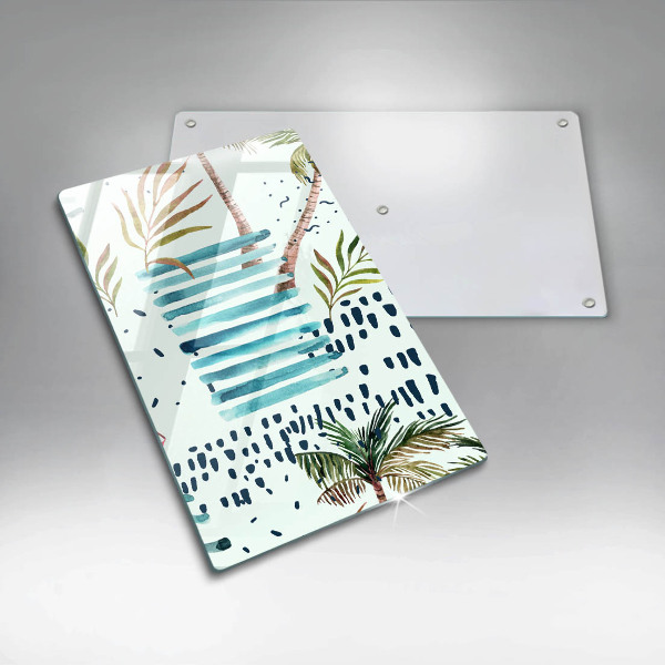 De vidrio templado Ilustraciones de vacaciones