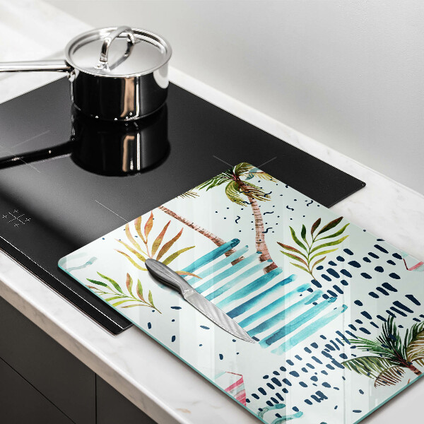 De vidrio templado Ilustraciones de vacaciones