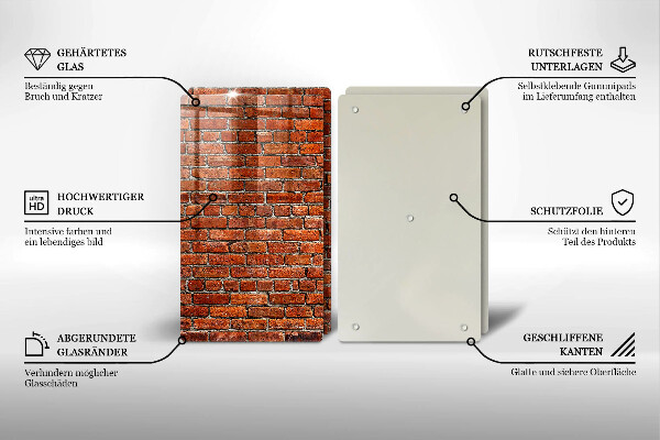 De vidrio templado Muro de pared de ladrillo