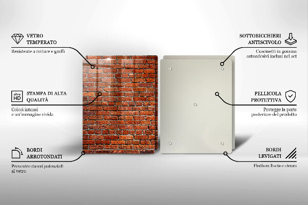 De vidrio templado Muro de pared de ladrillo