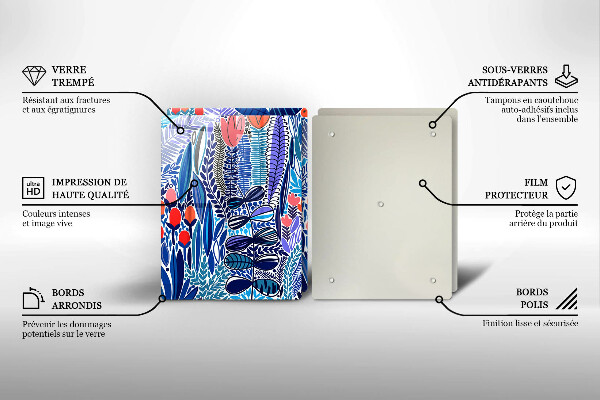 De vidrio templado Prado pintado