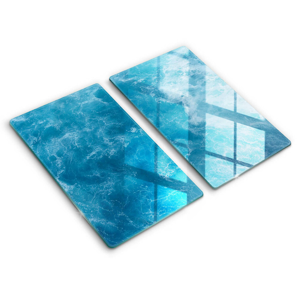 De vidrio templado Agua azul