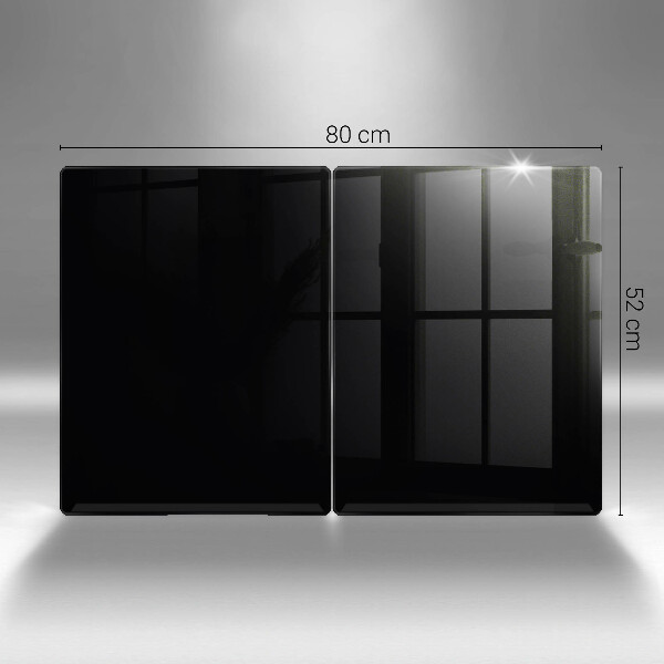 De vidrio templado De color negro