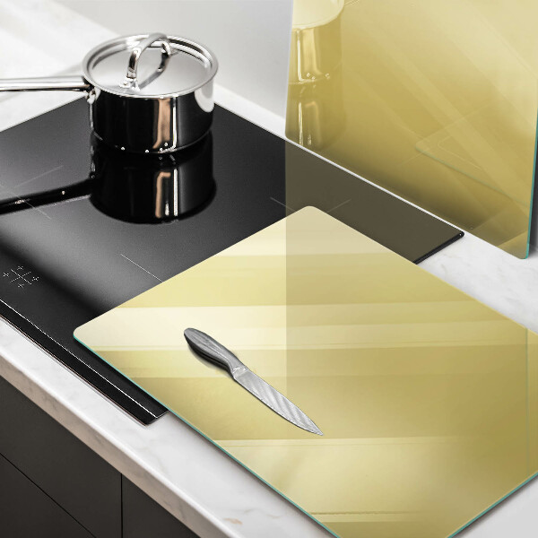 De vidrio templado Amarillo