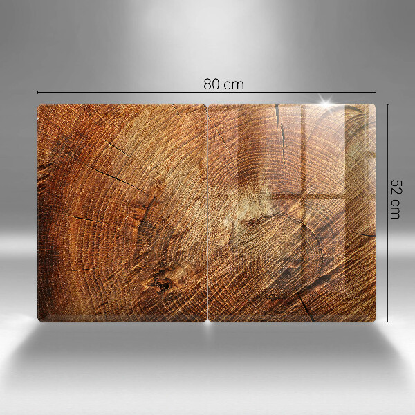 De vidrio templado Grano de madera del árbol