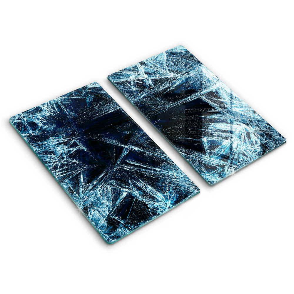 De vidrio templado Estructura del hielo afilado