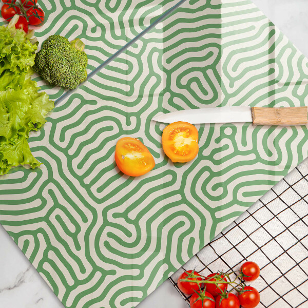 De vidrio templado Líneas abstractas