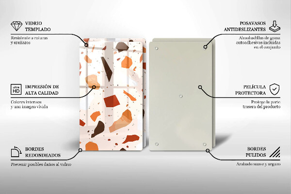 De vidrio templado Gres decorativo