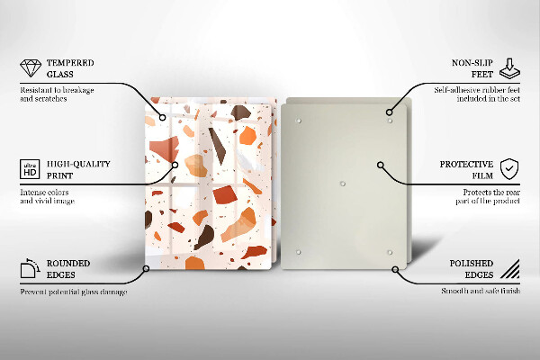 De vidrio templado Gres decorativo