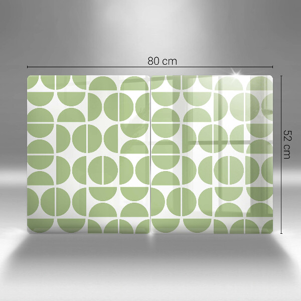 De vidrio templado Patrón de formas boho