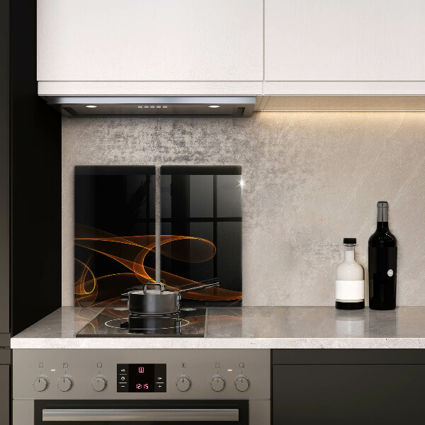 De vidrio templado Líneas abstractas