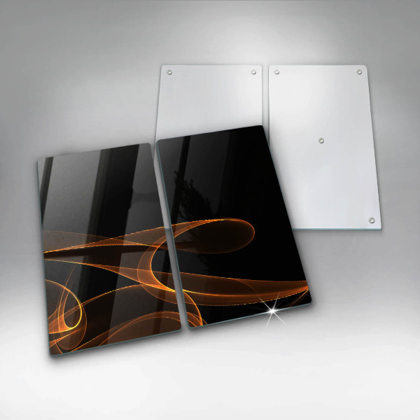 De vidrio templado Líneas abstractas