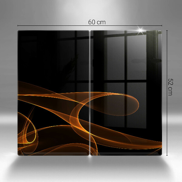 De vidrio templado Líneas abstractas