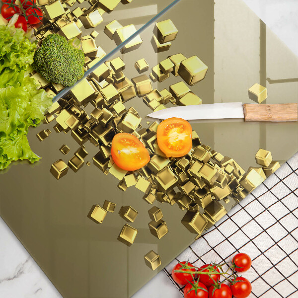 De vidrio templado Geometría 3d abstracta