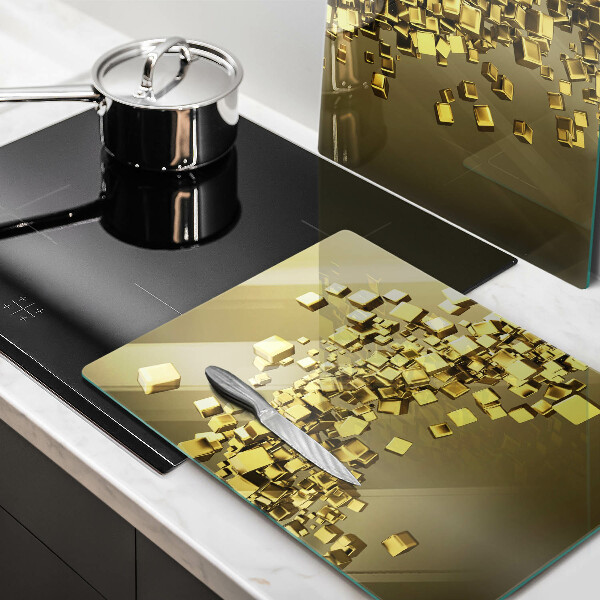 De vidrio templado Geometría 3d abstracta